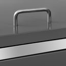 tsilova Tsilova Deutschland Abfallbehälter-Verkleidungen Mülltonnenbox für 1 Tonne 69x77,5x115 cm Edelstahl