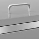 tsilova Tsilova Deutschland Abfallbehälter-Verkleidungen Mülltonnenbox für 2 Tonnen 138x77,5x115,5 cm Edelstahl