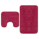 tsilova Tsilova Deutschland Badematten & Badteppiche Badematten-Set 2-tlg. Stoff Fuchsia