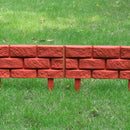 tsilova Tsilova Deutschland Beeteinfassungen 11 x Palisade Gartenzaun Beeteinfassung Beetumrandung