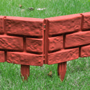 tsilova Tsilova Deutschland Beeteinfassungen 11 x Palisade Gartenzaun Beeteinfassung Beetumrandung