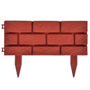 tsilova Tsilova Deutschland Beeteinfassungen 11 x Palisade Gartenzaun Beeteinfassung Beetumrandung