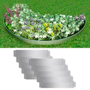 tsilova Tsilova Deutschland Beeteinfassungen Rasenkanten 10 Stk. Verzinkter Stahl 100 x 20 cm