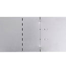 tsilova Tsilova Deutschland Beeteinfassungen Rasenkanten 15 Stk. Verzinkter Stahl 100 x 20 cm