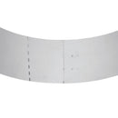 tsilova Tsilova Deutschland Beeteinfassungen Rasenkanten 15 Stk. Verzinkter Stahl 100 x 20 cm