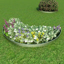 tsilova Tsilova Deutschland Beeteinfassungen Rasenkanten 15 Stk. Verzinkter Stahl 100 x 20 cm