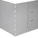tsilova Tsilova Deutschland Beeteinfassungen Rasenkanten 20 Stk. Verzinkter Stahl 100 x 20 cm