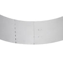 tsilova Tsilova Deutschland Beeteinfassungen Rasenkanten 20 Stk. Verzinkter Stahl 100 x 20 cm