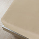 tsilova Tsilova Deutschland Bettlaken Spannbettlaken 2 Stk. Jersey Taupe 140x200 cm Baumwolle