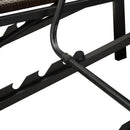 tsilova Tsilova Deutschland Gartenbetten 2-Personen-Sonnenliege mit Auflage Braun Poly Rattan
