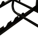 tsilova Tsilova Deutschland Gartenbetten 2-Personen-Sonnenliege mit Auflage Grau Poly Rattan
