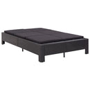 tsilova Tsilova Deutschland Gartenbetten 2-Personen-Sonnenliege mit Auflage Schwarz Poly Rattan