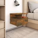 tsilova Tsilova Deutschland Nachttische Nachttisch 2Stk. Hängend Räuchereiche 40x31x27 cm Holzwerkstoff