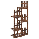 tsilova Tsilova Deutschland Pflanzenständer Blumenständer 60x25x130 cm Massivholz Tanne