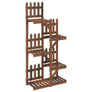 tsilova Tsilova Deutschland Pflanzenständer Blumenständer 60x25x130 cm Massivholz Tanne