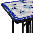 tsilova Tsilova Deutschland Pflanzenständer Mosaik-Beistelltisch Blau und Weiß Keramik