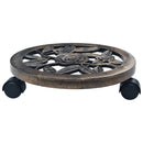 tsilova Tsilova Deutschland Pflanzenständer Pflanzenroller 6 Stk. Bronze 30 cm Kunststoff