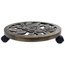 tsilova Tsilova Deutschland Pflanzenständer Pflanzenroller 6 Stk. Bronze 38 cm Kunststoff
