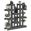 tsilova Tsilova Deutschland Pflanzenständer Pflanzenständer Grau 104,5x25x109,5 cm Massivholz Kiefer