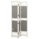 tsilova Tsilova Deutschland Raumteiler 3-tlg. Paravent Grau 105x165 cm Stoff