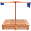 tsilova Tsilova Deutschland Sandkästen Sandkasten mit Dach Tannenholz 112x112x112 cm