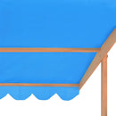 tsilova Tsilova Deutschland Sandkästen Sandkasten mit Verstellbarem Dach Tannenholz 115x115x115 cm