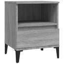tsilova Tsilova Deutschland Schränke Nachttische 2 Stk. Grau Sonoma 40x35x50 cm