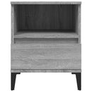 tsilova Tsilova Deutschland Schränke Nachttische 2 Stk. Grau Sonoma 40x35x50 cm