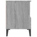 tsilova Tsilova Deutschland Schränke Nachttische 2 Stk. Grau Sonoma 40x35x50 cm