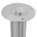 tsilova Tsilova Deutschland Tischbeine 2 x Teleskopfuß Stützfuß Tischbein Nickel gebürstet 710mm-1100mm