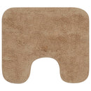 tsilova vidaXL Badematten & Badteppiche Badematten-Set 3-tlg. Stoff Beige