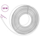 tsilova vidaXL Beeteinfassungen Rasenkante Grau 10 m 10 cm Polyethylen