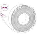 tsilova vidaXL Beeteinfassungen Rasenkante Grau 10 m 15 cm Polyethylen
