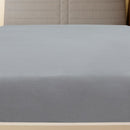 tsilova vidaXL Bettlaken Spannbettlaken 2 Stk. Jersey Grau 140x200 cm Baumwolle
