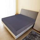 tsilova vidaXL Bettlaken Spannbettlaken Jersey Anthrazit 100x200 cm Baumwolle