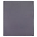 tsilova vidaXL Bettlaken Spannbettlaken Jersey Anthrazit 100x200 cm Baumwolle
