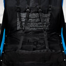 tsilova vidaXL Fahrradanhänger 2-in-1 Kinder Fahrradanhänger & Kinderwagen Blau und Grau