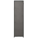tsilova vidaXL Kleiderschränke Stoffschrank mit Fächern Kleiderstangen Grau 150x45x176cm