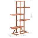 tsilova vidaXL Pflanzenständer Pflanzenständer Zedernholz 86x36x139 cm