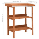 tsilova vidaXL Pflanzenständer Pflanztisch 76x37x89 cm Tannenholz