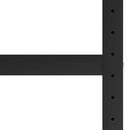 tsilova vidaXL Tischbeine Werkbankgestell Metall 120x57x79 cm Schwarz und Rot