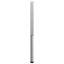 tsilova vidaXL Tischbeine Werkbankgestell Verstellbar 2 Stk. Metall 55x(69-95,5) cm Grau