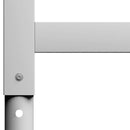 tsilova vidaXL Tischbeine Werkbankgestell Verstellbar 2 Stk. Metall 55x(69-95,5) cm Grau