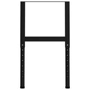 tsilova vidaXL Tischbeine Werkbankgestell Verstellbar 2 Stk. Metall 55x(69-95,5) cm