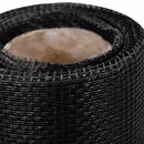 tsilova vidaXL Zaunfelder Fiberglas Mesh-Rolle Insektenschutzgitter Tür/Fenster 100 x 500 cm schwarz