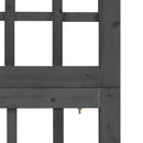 tsilova Tsilova Deutschland Raumteiler 3-tlg. Paravent/Spalier Massivholz Tanne Schwarz 121x180 cm