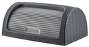 MIICHELINO KUNSTSTOFF BROTKASTEN ROLLBROTKASTEN Anthrazit 41 x 26 x 18 cm - Tsilova