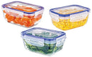 Frischhaltedose 5er Set Rechteckig 100% Wasser Luftdicht - Tsilova
