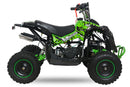 tsilova Menila Avenger 49 cc Prime 6 Grün Avenger 49cc Basic 6" Atv Mini Quad mit Alu Easy Starter Benziner