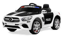 Lizenz Mercedes-Benz SL500 Kinder Elektro Auto Police 2x40W 12V 7Ah Bluetooth 2.4G RC - Tsilova